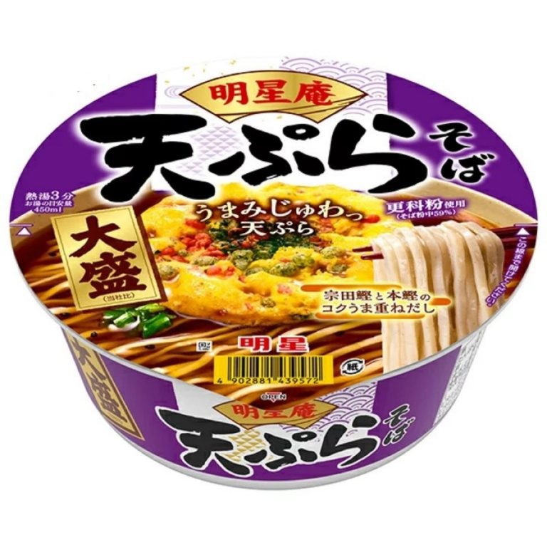 明星食品- 庵天ぷらそば大盛 112g