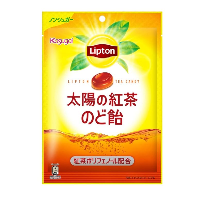 春日井製菓- リプトン太陽の紅茶のど飴 70g
