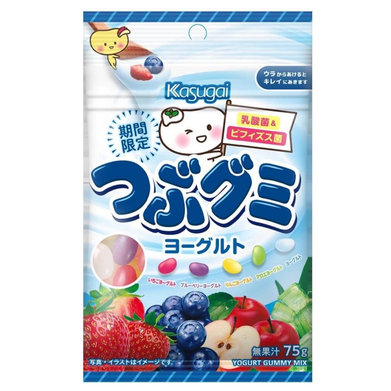 春日井製菓- Jつぶグミヨーグルト 75g