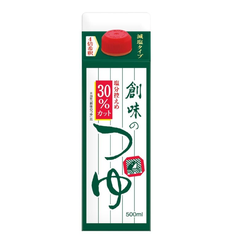 創味食品- 創味のつゆ 減塩タイプ 500ml