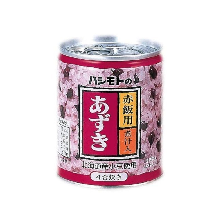 Hashimoto Foods- Azuki Beans (Water-Boiled) – K-7 Can 230g