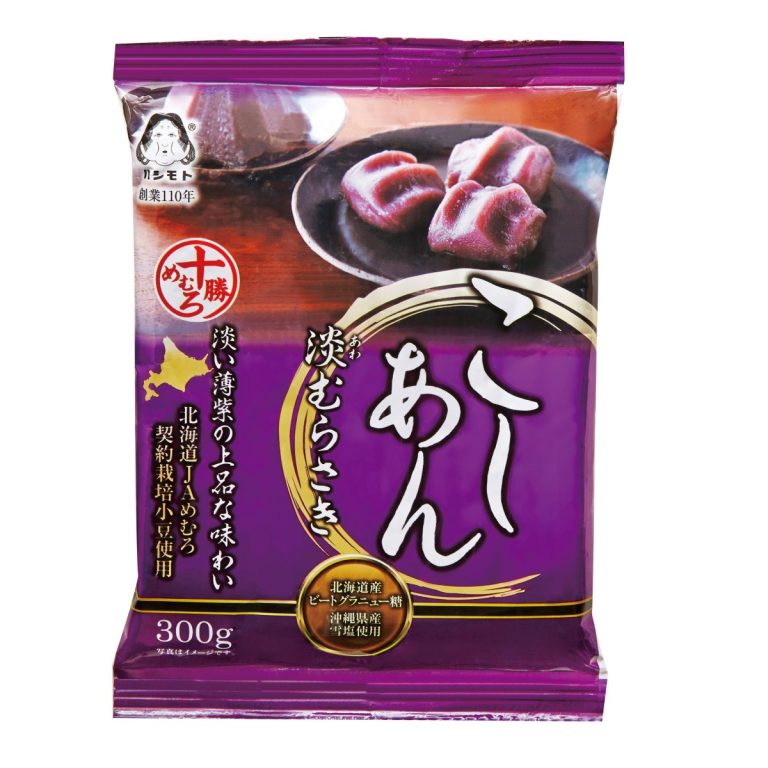 Hashimoto Foods- Light Purple Koshian (Smooth Red Bean Paste) 300g