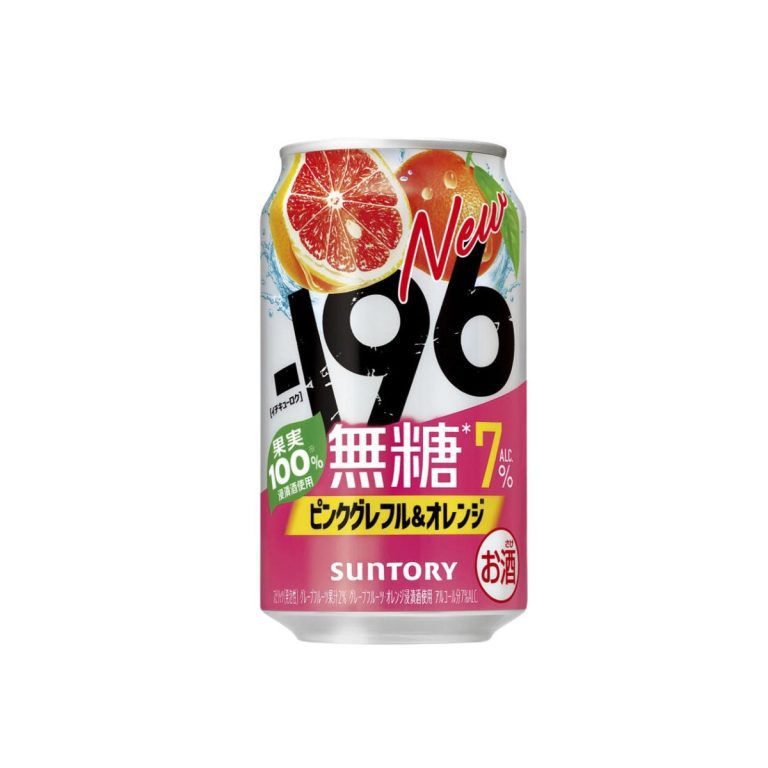 サントリー- －１９６無糖ピンクＧＦ＆オレンジ７％ 350ml