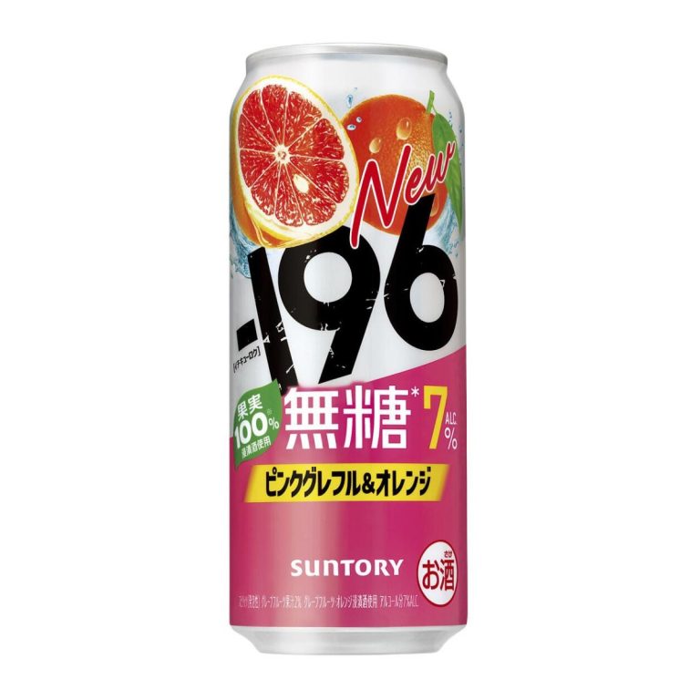 サントリー- －１９６無糖ピンクＧＦ＆オレンジ７％ 500ml