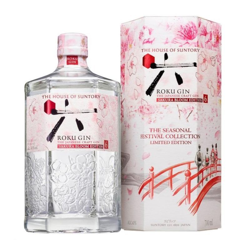 サントリー- ＲＯＫＵ＜六＞ ＳＡＫＵＲＡ ＢＬＯＯＭ ＥＤＩＴＩＯＮ７００ｍｌ瓶（化粧箱入）