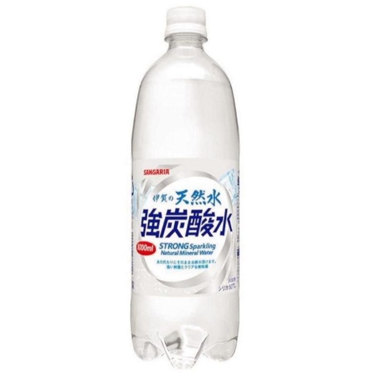 サンガリア- 天然水強炭酸水 1000ml