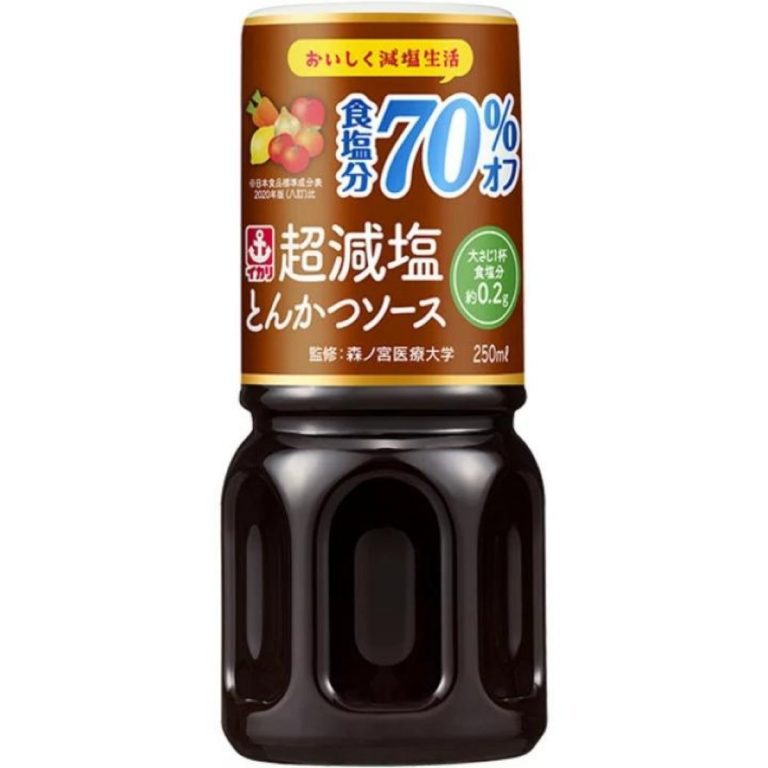 IKARI- 超減鹽 炸豬排醬（PET瓶） 250ml