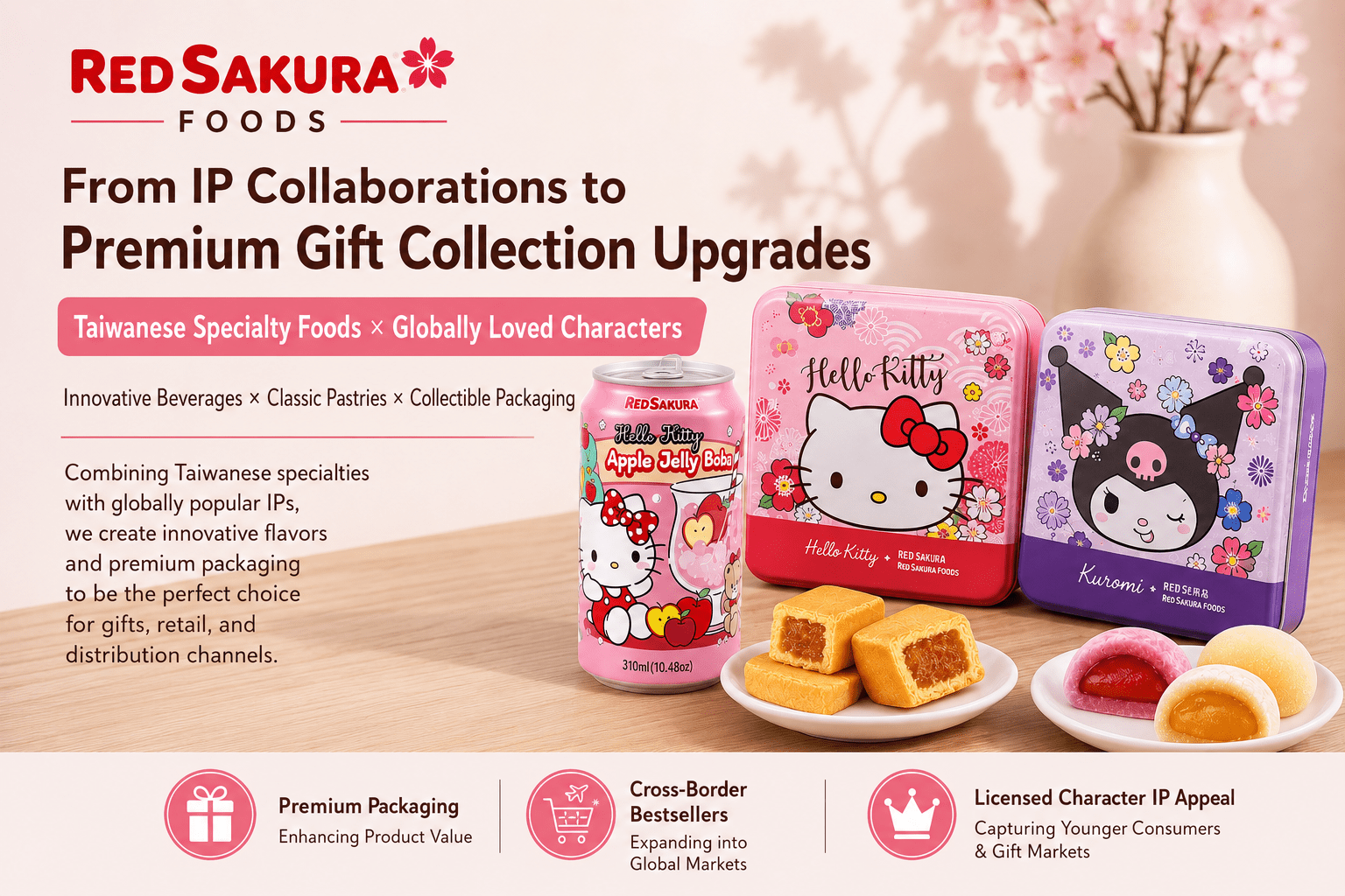 「紅桜花」が台湾の特産品を世界へ発信