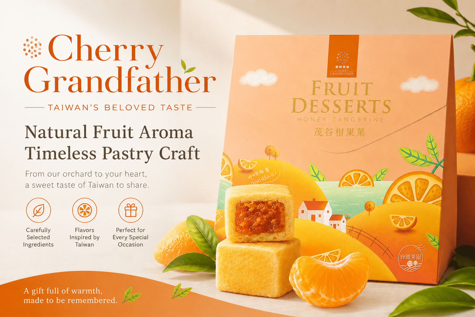「Cherry Grandfather」が台湾スイーツの魅力をより多くの市場へ届ける