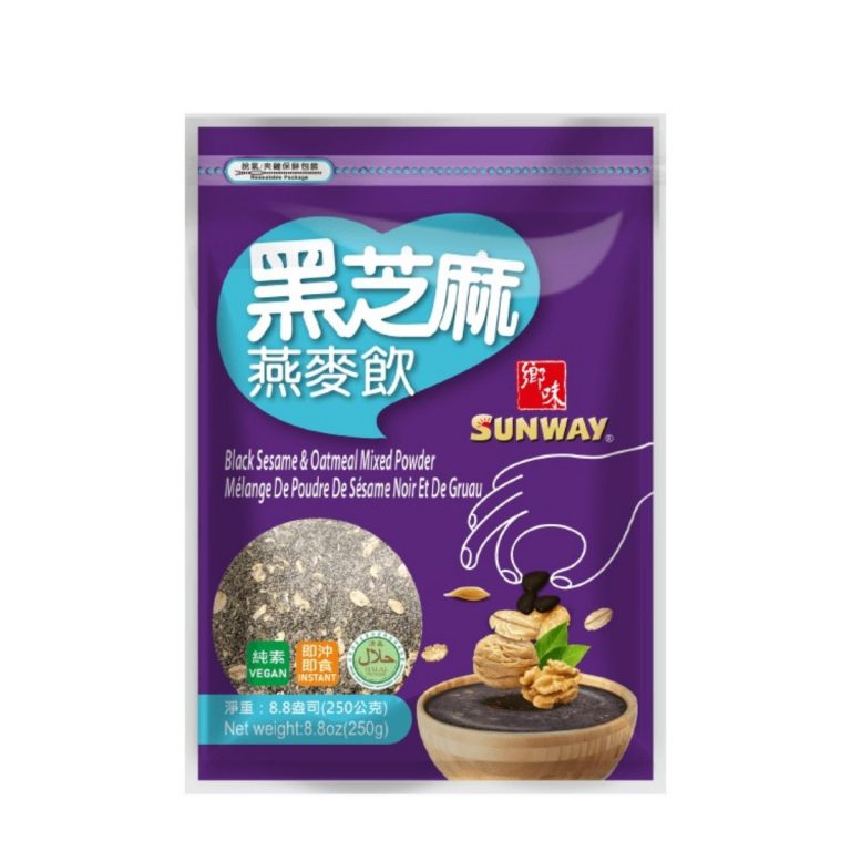 SUNWAY- Black Sesame & Oatmeal Mixed Powder 250g