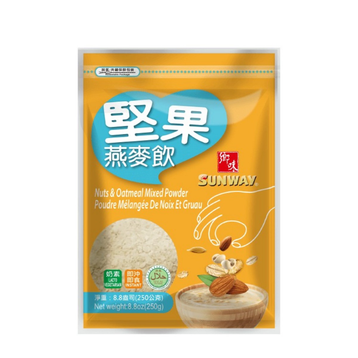 SUNWAY- Nuts & Oatmeal Mixed Powder 250g