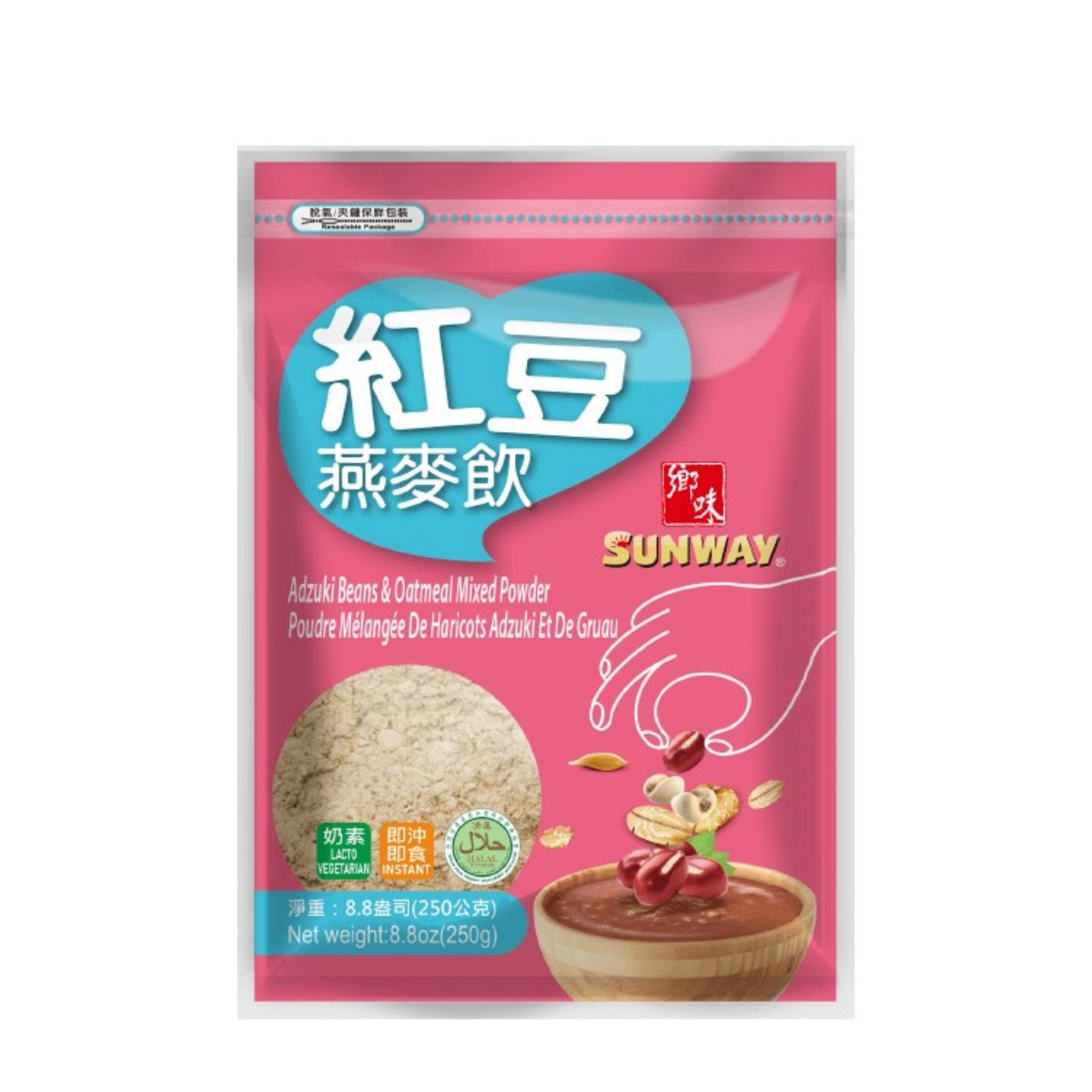 SUNWAY- Adzuki Beans & Oatmeal Mixed Powder 250g