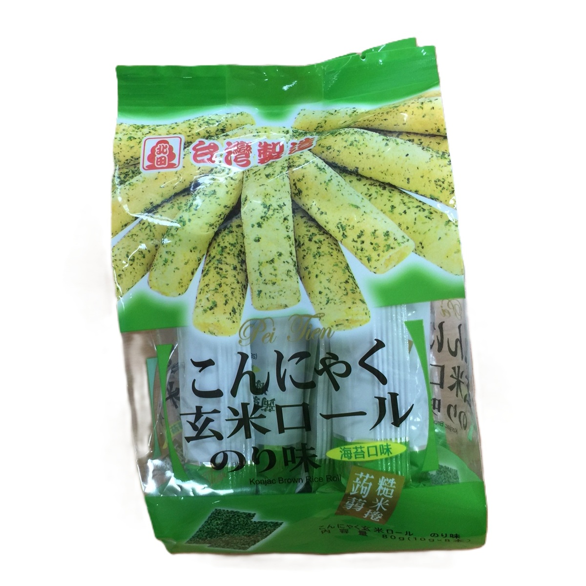 北田- こんにゃく玄米ロール 海苔味 80g