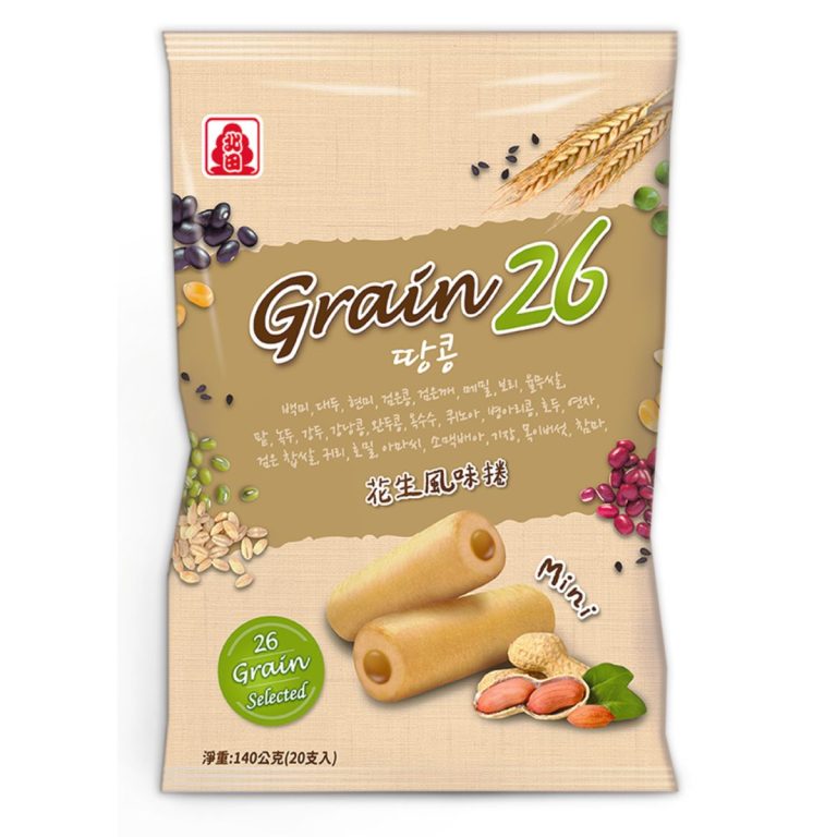 北田- ミニピーナッツ風味ロール 140g