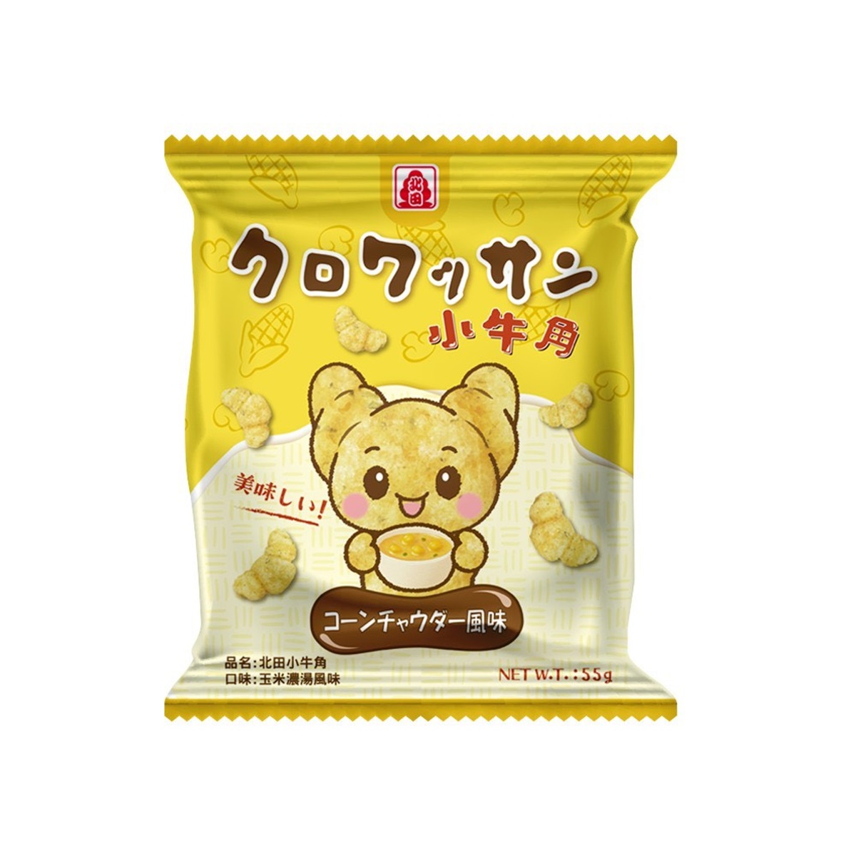 Pei Tien- Mini Horn Corn Snack (Corn Soup Flavor) 55g