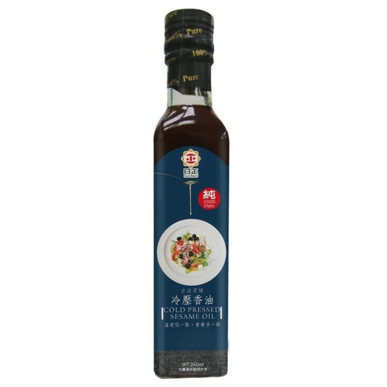 日正- 低温圧搾ごま油（四角瓶） 240ml