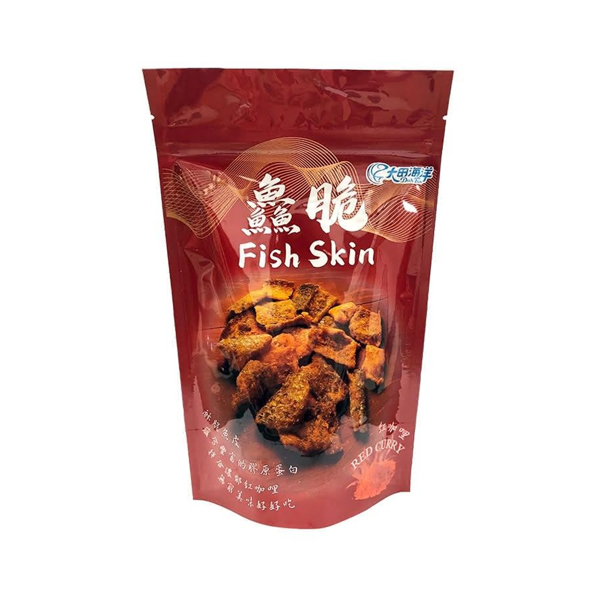Dah Tien- Fish Skin (Red Curry Flavor) 50g
