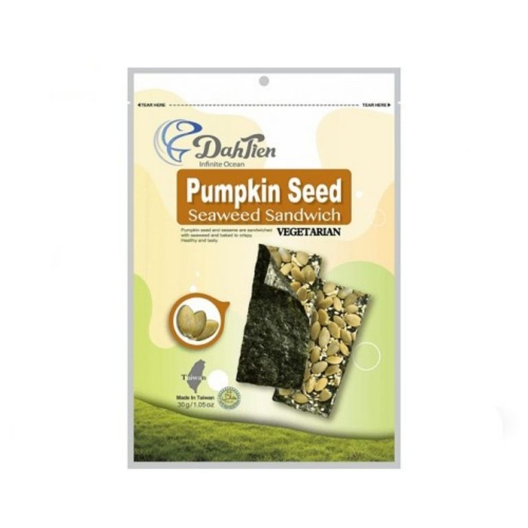 Dah Tien- Sandwiched Seaweed with Pumpkin Seed 30g