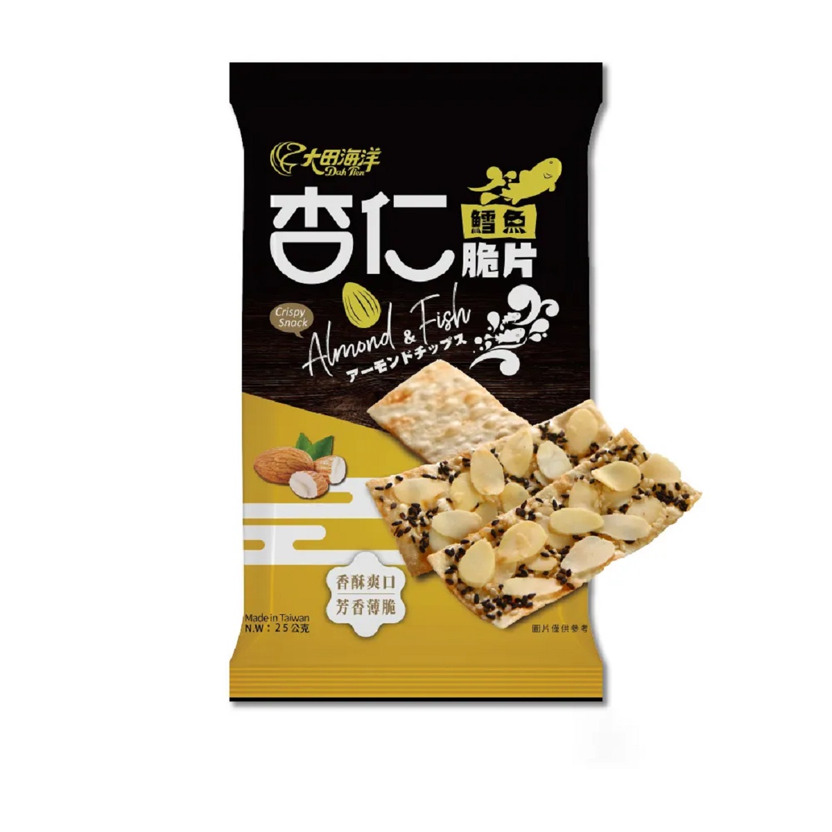 Dah Tien- Crispy Fish Snack With Almond 40g