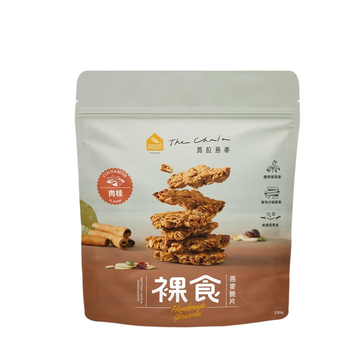 The Chala- Naked Oat Crisps – Cinnamon 230g