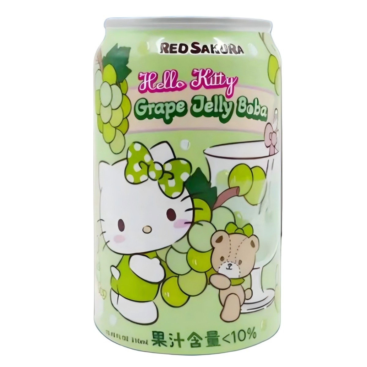 RED SAKURA- HK Grape Jelly Boba 310ml
