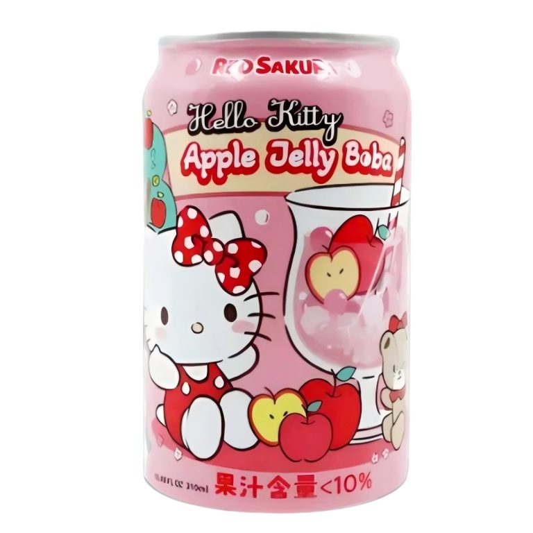 紅桜花- HK アップルアロエ タピオカドリンク 310ml