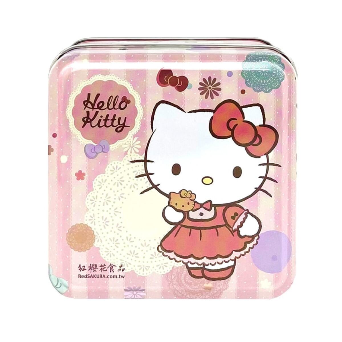 RED SAKURA- Hello Kitty Butter Cookies(Square Tin) 65g