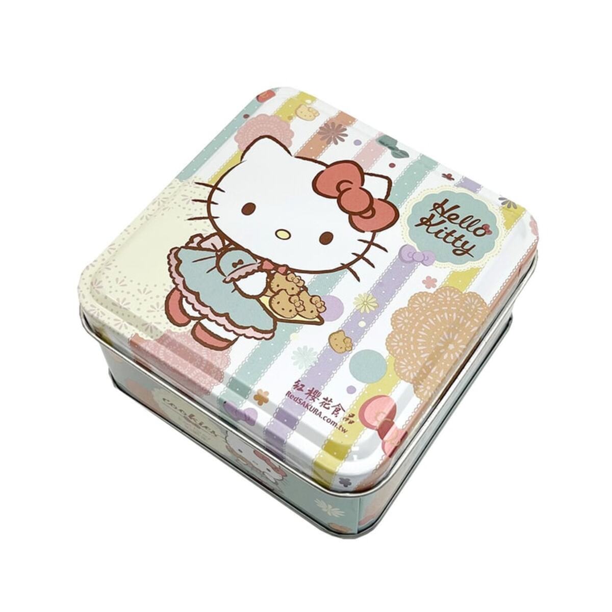 RED SAKURA- Hello Kitty Earl Grey Cookies(Square Tin) 65g