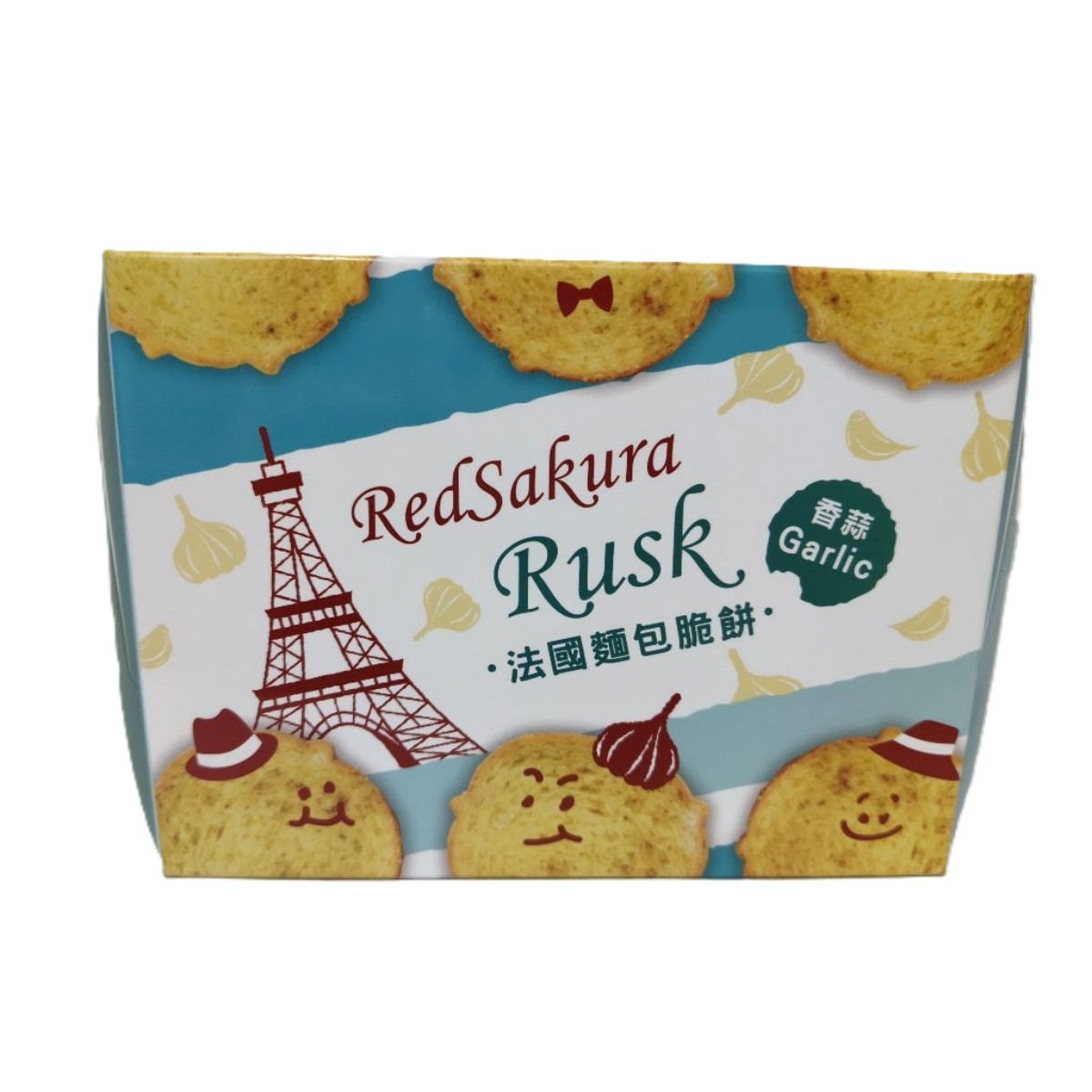 RED SAKURA- Rusks-Garlic (Box) 12.5g*8