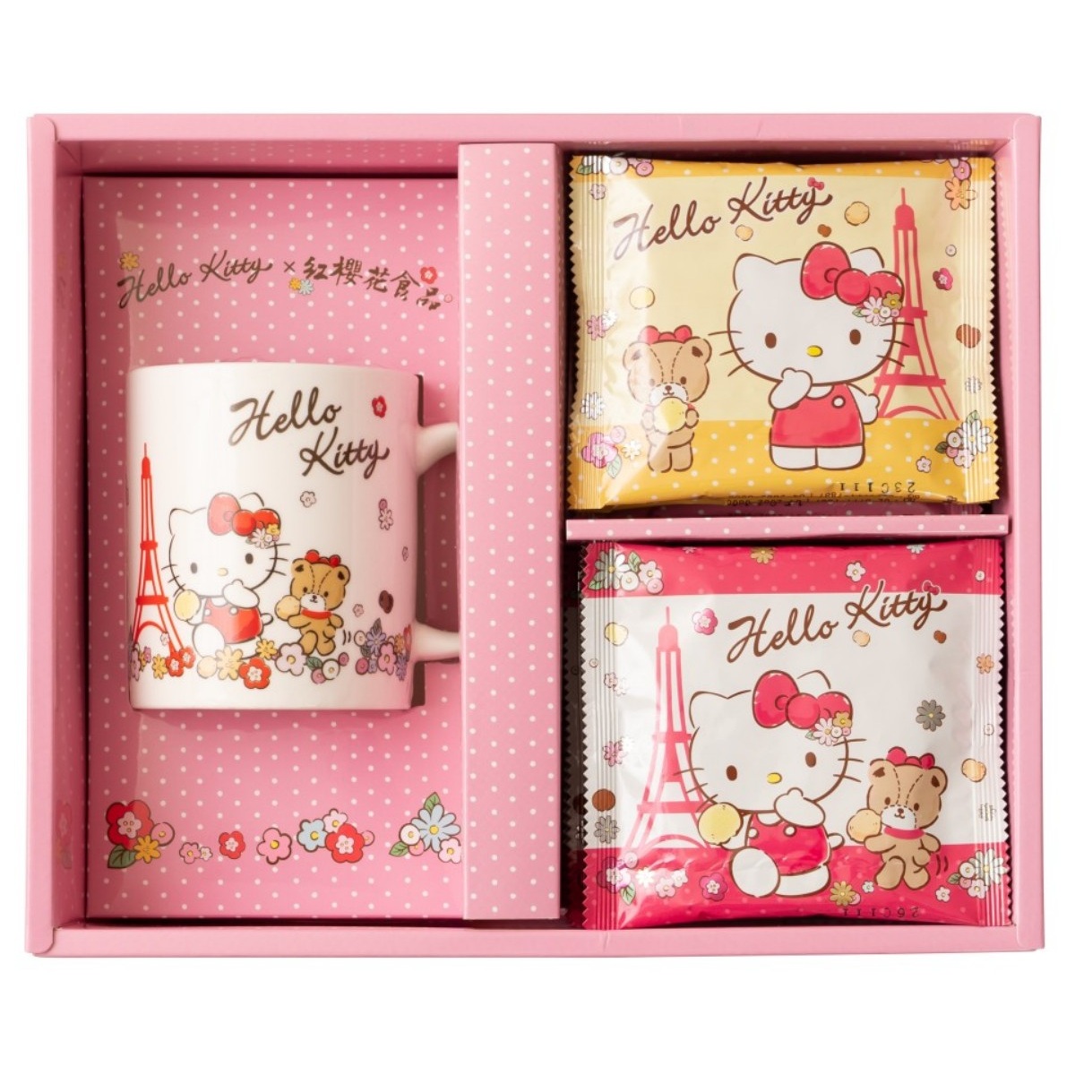 RED SAKURA- Hello Kitty Rusks Gift Box (Collectible:Mugs) 12.5g*10