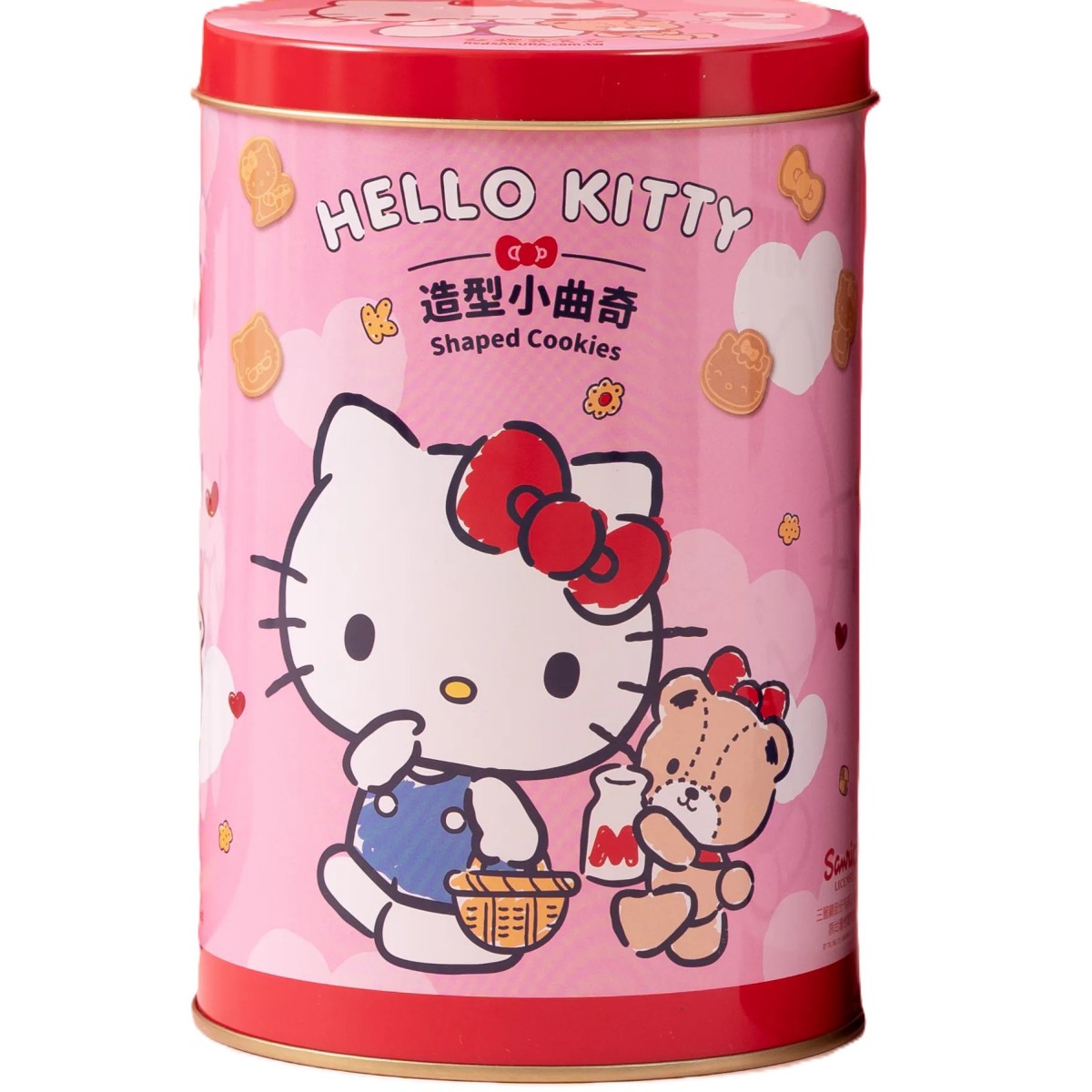 RED SAKURA- Hello Kitty Milk Cookies ABC(Tin Can) 28g*6