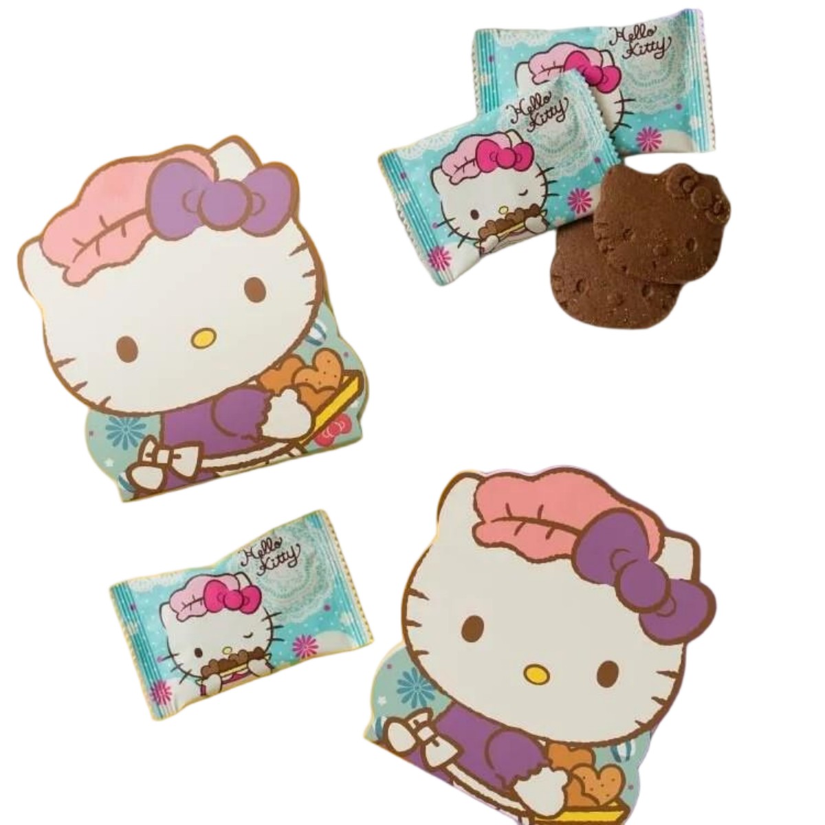 RED SAKURA- Hello Kitty Chocolate Cookies-Mini pack 13g*3