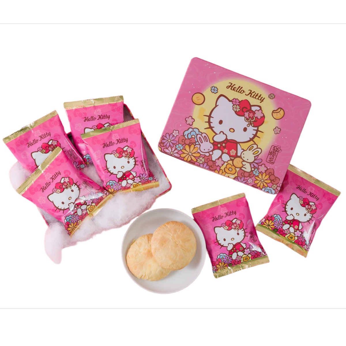 RED SAKURA- Hello Kitty Sun Cake (Tin) 65g*6