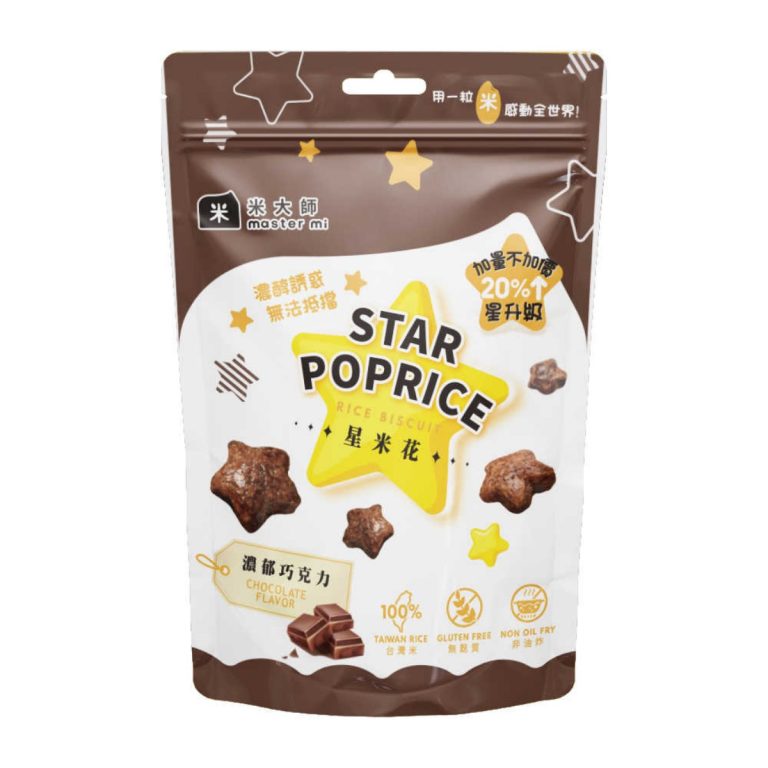 米大師- スター米ポップ チョコレート 60g