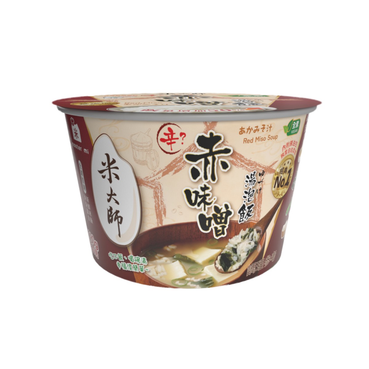 Master Mi- Instant Rice in Soup-Red Miso 211g