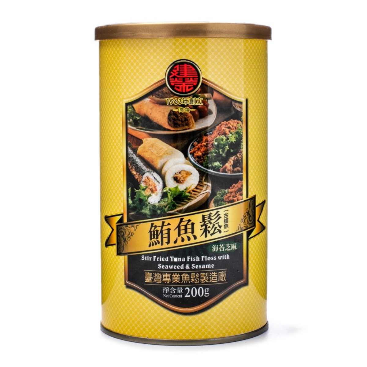Chien Jung- Stir Fried Tuna Fish Floss With Seaweed&Sesame 200g