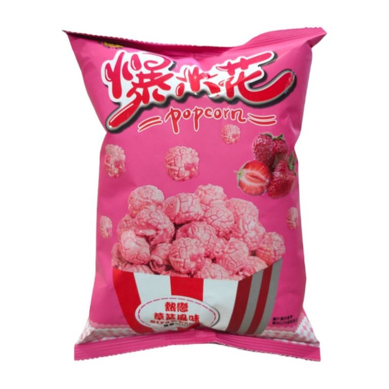TAIWAN-CHIN CHIN- Space Pack Popcorn Series - Strawberry Flavor 45g