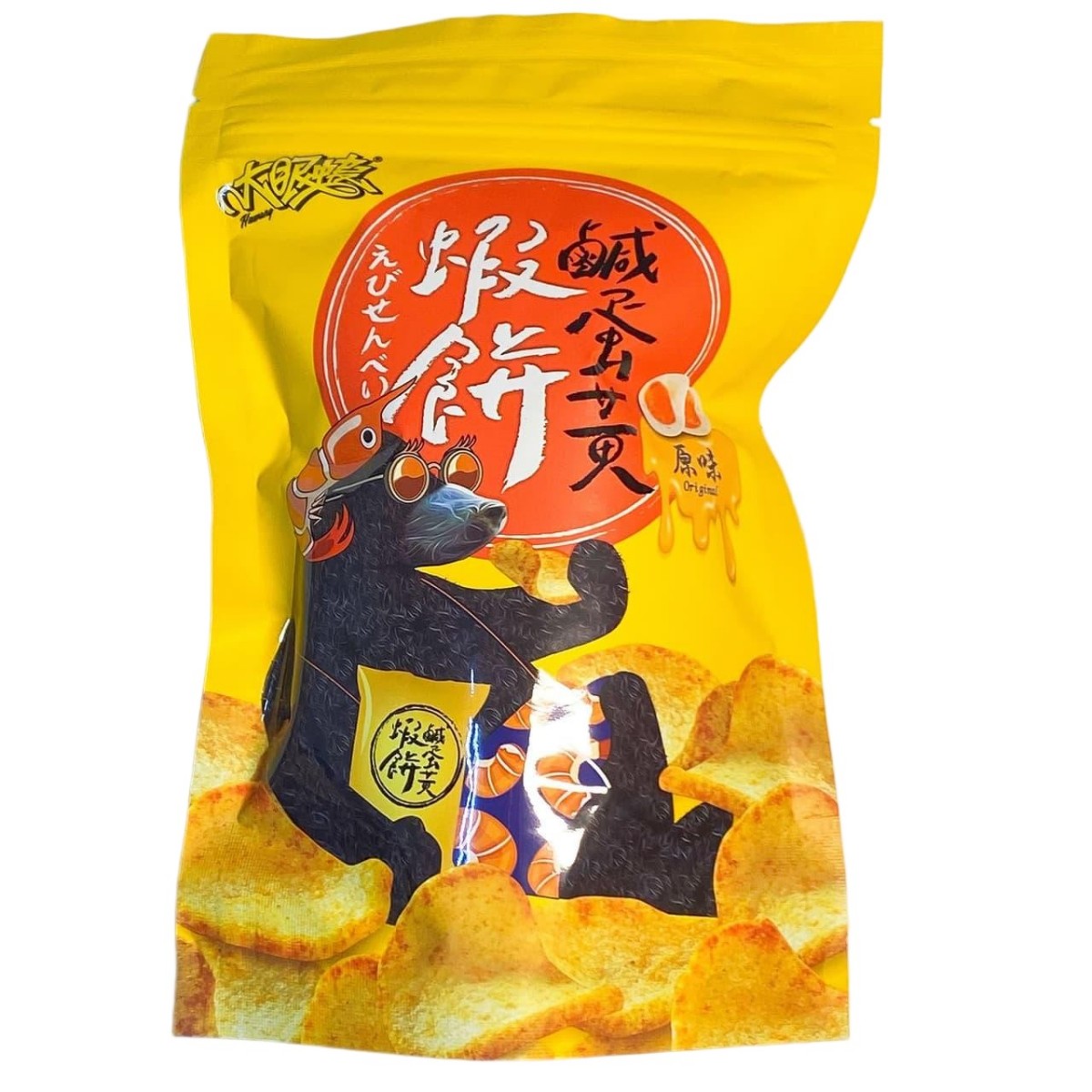 HUWANG- Original Salted Egg Yolk Shrimp Chips (Bag) 35g