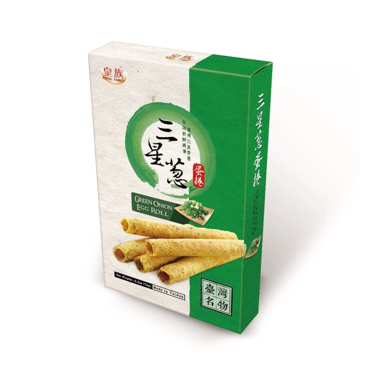 皇族- 三星蔥蛋捲 (5支/包) 72g
