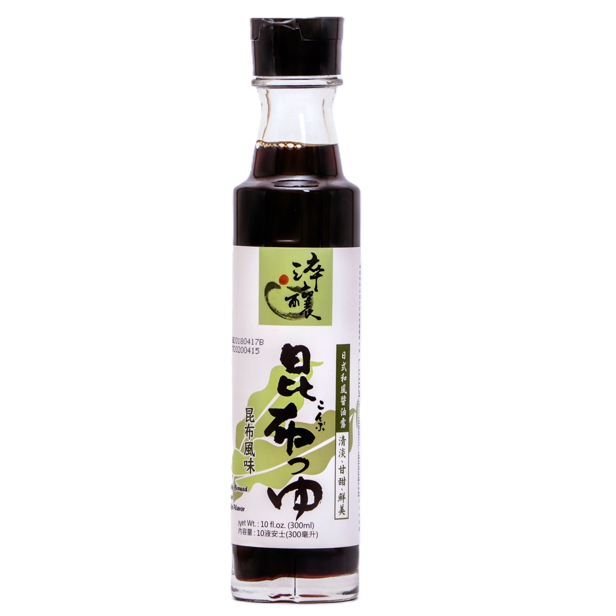 淬釀- 日式和風醬油露-北海道昆布 300ml