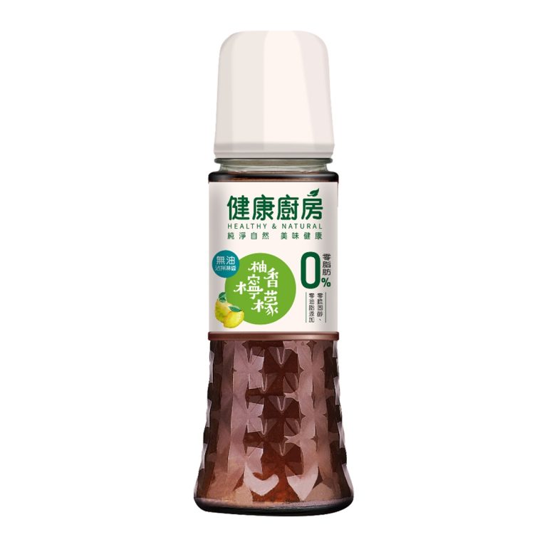 健康廚房- 無油沾拌淋醬 柚香檸檬 180ml