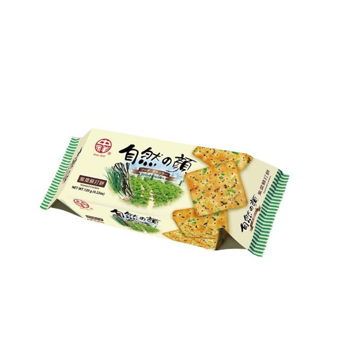 自然の顏- 紫菜蘇打餅 120g