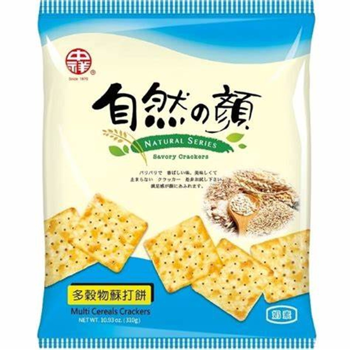 自然の顏- 多穀物蘇打餅 280g
