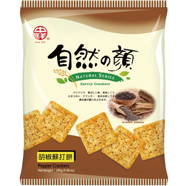 自然の顏- 胡椒蘇打餅 280g
