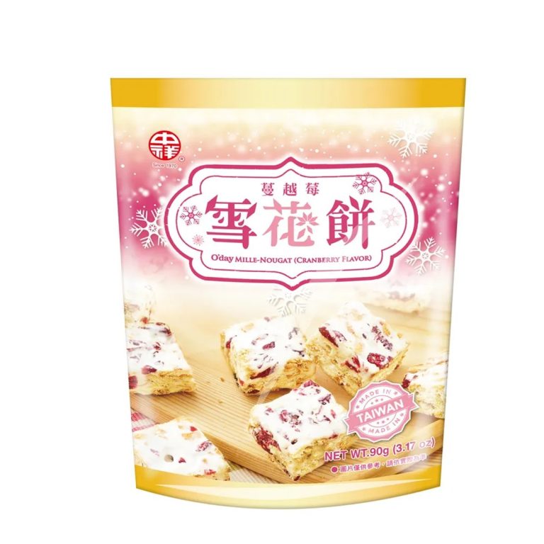 O'day- 雪花餅 (蔓越莓口味) 90g