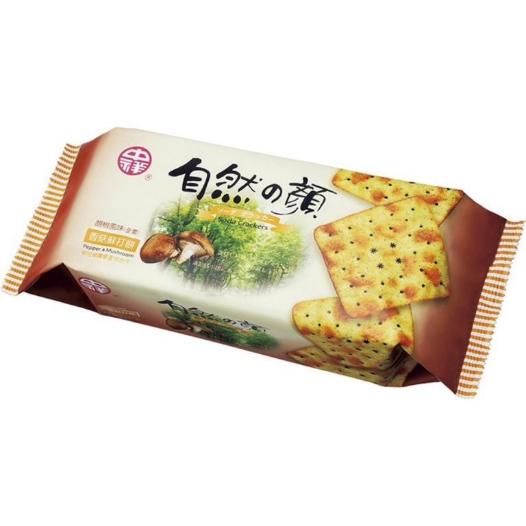 Natural Series- Pepper & Mushroom Crackers 120g