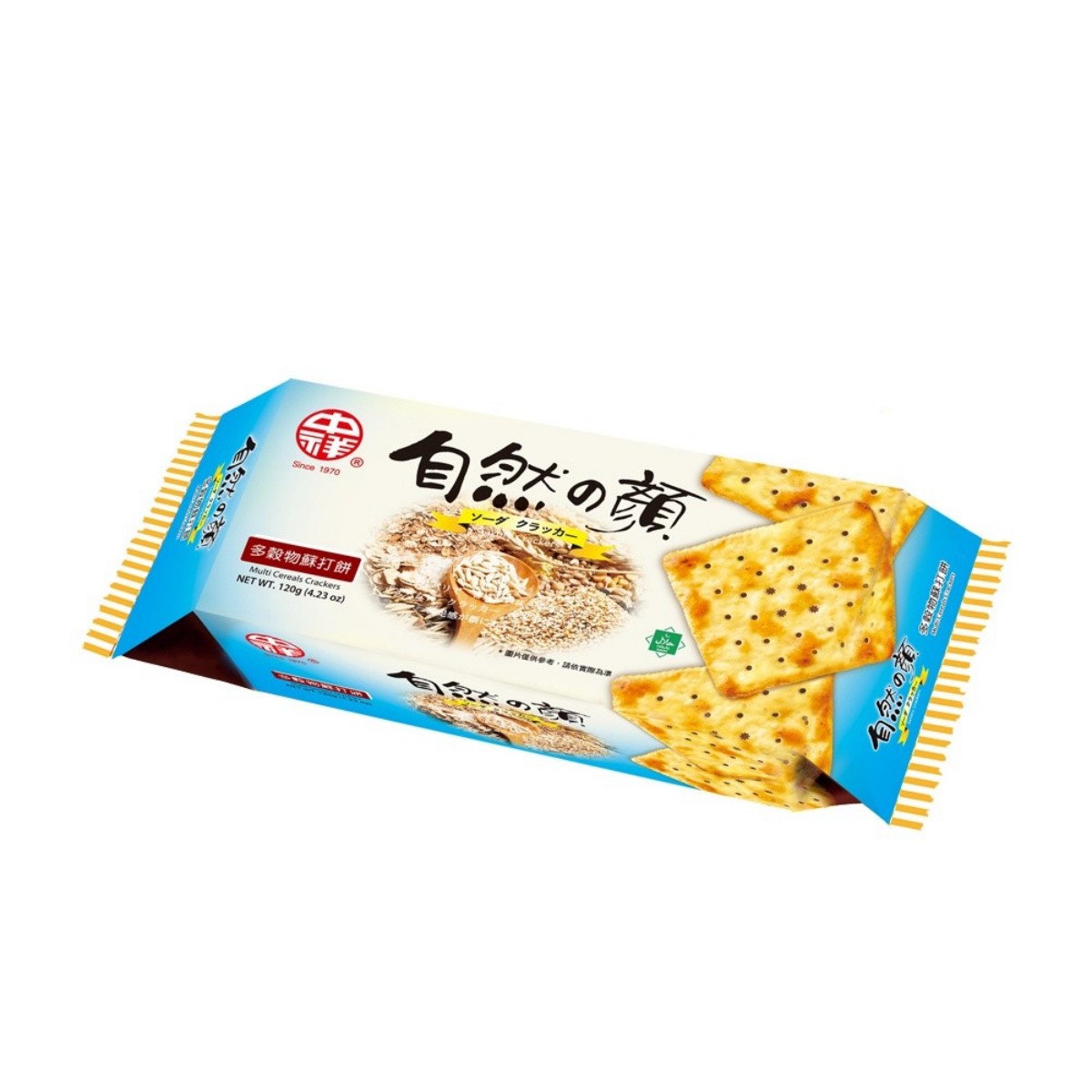 Natural Series- Multi Cereals Crackers 120g