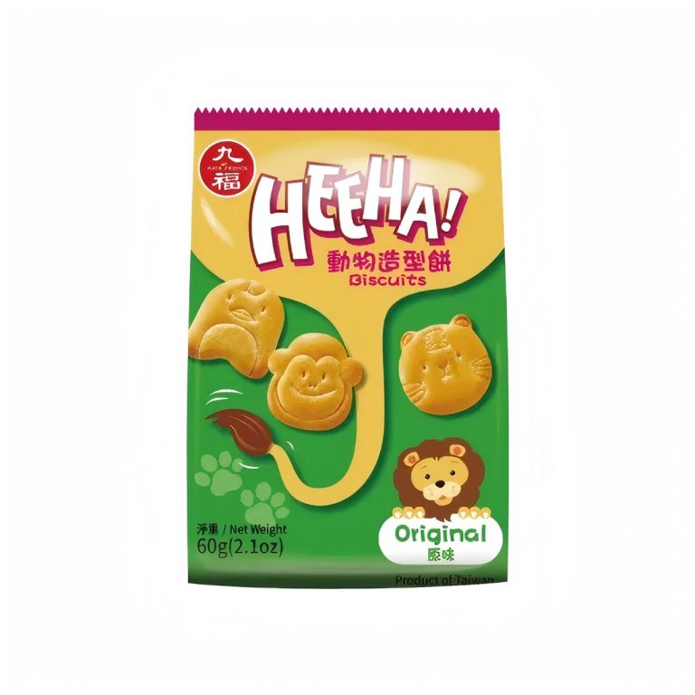 九福- 動物造型餅-原味 60g