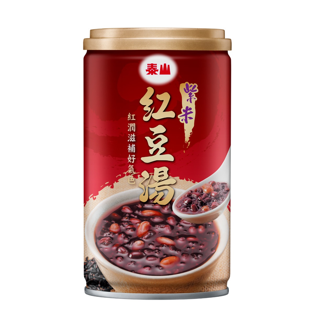 泰山- 紫米紅豆湯 330ml