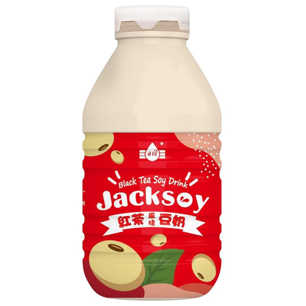Jacksoy- Black tea flavor Soybean Drink 330ml